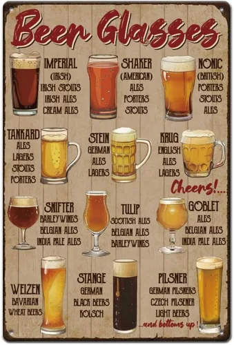 Miniatura 9 de SUPERDANT Letreros de lata de cerveza, divertido letrero de metal, póster de ahorro de agua, bebida, cerveza, garaje, placa de arte de pared