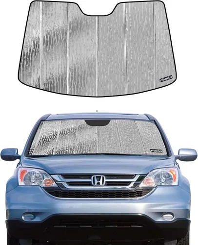 Miniatura 11 de Pigenius Parasol de parabrisas para Honda Civic Coupe 2006-2011, reversible plateado/negro
