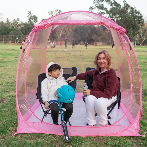 Miniatura 9 de All Weather Proof Pod Sports Tent,Outdoor Weather Tent Sports Pod Pop Up Shelter with Sealed Floor,Clear Tent for Sport Event,Camping,Fishing 8