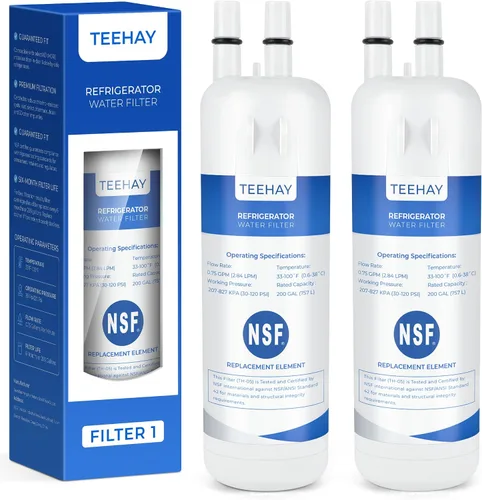 TEEHAY 9081 Filtro de agua de repuesto, compatible con P5WB2L, P4RFWB, P4RFKB2, Kenmore 9930, 46-9930, 9081, 46-9081, 9930P, 469930, 04609930000