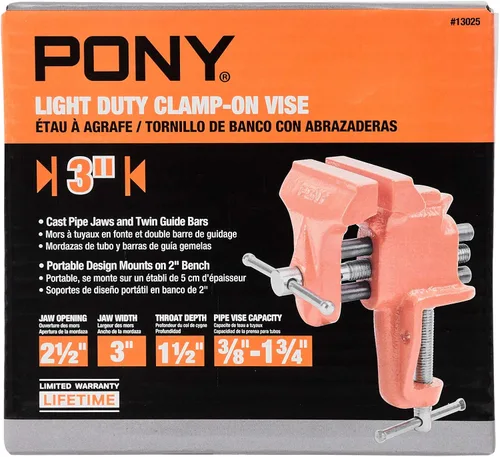 Miniatura 6 de Pony 13025 - Abrazadera ligera (3 pulgadas)