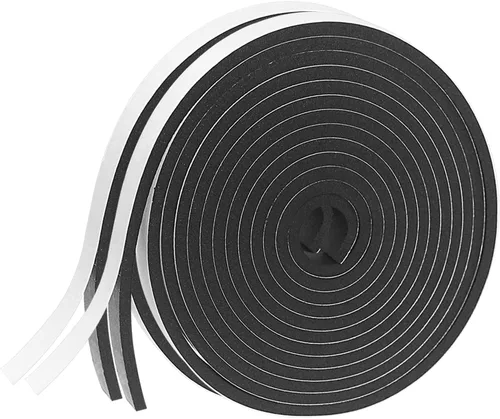 Miniatura 7 de Tira de Sellado Meteorológico para Puertas, Tira de Sellado para Puertas y Ventanas, 1 Pulgada x 1/8 Pulgada x 33 Pies, Cinta de Aislamiento
