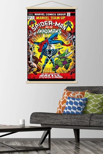 Miniatura 2 de Trends International Marvel Comics - Póster de pared de Marvel Team-Up #11, 22.37 x 34.00 pulgadas, paquete de impresión premium y colgador