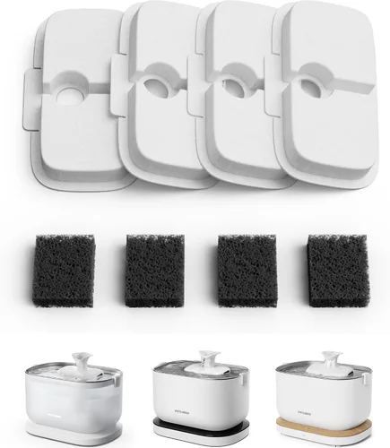Miniatura 16 de PETLIBRO - Dockstream - Dispensador automático de agua potable para gatos, perros y mascotas, inalámbrico, que funciona con batería, con bomba