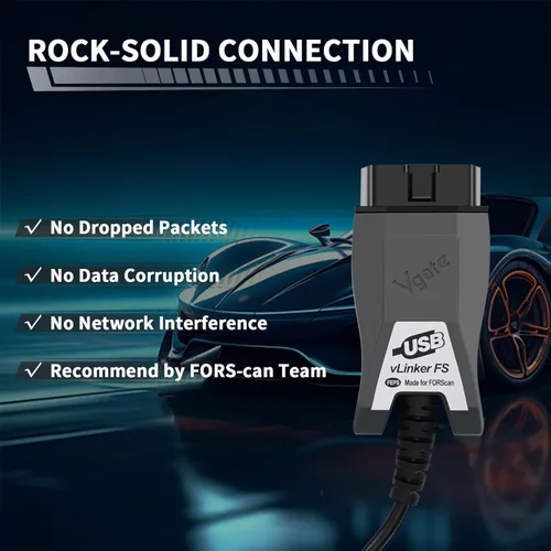 Miniatura 4 de VGATE vLinker FS USB FORScan OBD2 Adaptador para interruptor automático HS/MS-CAN, cable OBD2 USB FORScan adaptador lectores de código