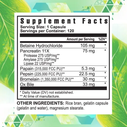 Miniatura 2 de Youngevity Ultimate Enzymes - Fórmula de apoyo digestivo Fabricado con clorhidrato de betaína Mezcla natural de enzimas 3 botellas