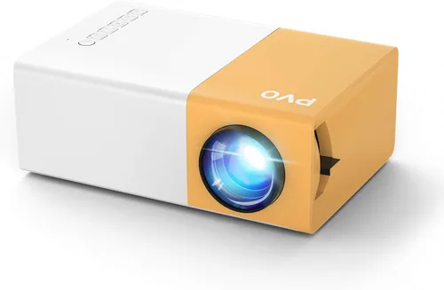 Mini proyector, proyector portátil PVO para dibujos animados, regalo para niños, proyector de cine al aire libre, proyector de video LED Pico para