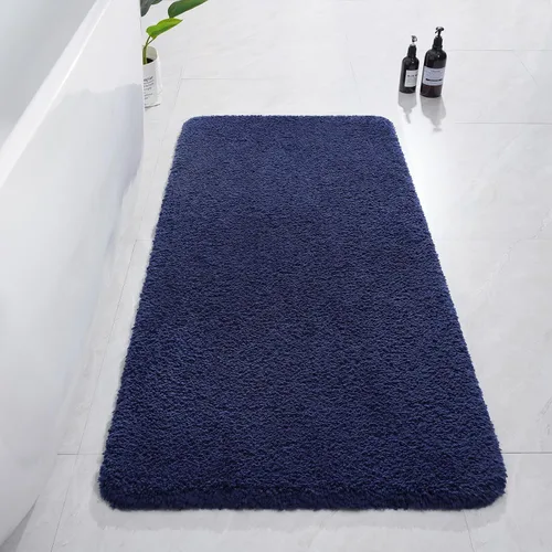 Miniatura 68 de AROGAN Tapete Largo de Baño de Lujo, 24 x 17 Pulgadas, Grueso, Suave y Absorbente, Antideslizante, Respaldo de Goma, Alfombras de Secado Rápido