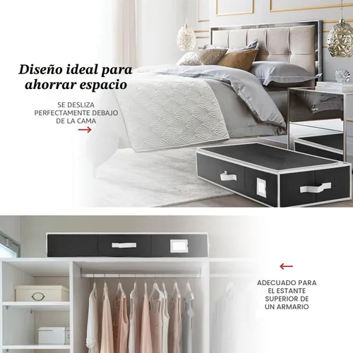 Miniatura 5 de Organizador de papel de regalo de alta calidad, soporte para papel de regalo con bolsillos adicionales para decoraciones navideñas, asas reforzadas