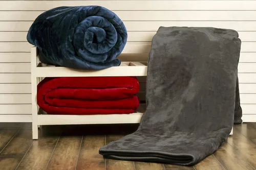 Miniatura 8 de Manta de forro polar para sofá, cama individual, silla, niños, adultos, mascotas, 50 x 60 pulgadas, suave y acogedora manta reversible