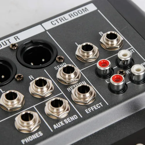 Miniatura 4 de Depensheng DX12 - Interfaz de controlador de sonido DJ con unidad USB para grabación de computadora, mezclador de audio de estudio de 12 canales