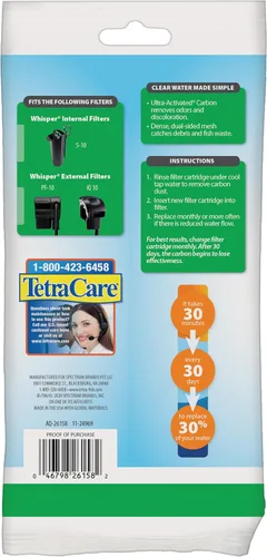 Miniatura 3 de Tetra 26158 Whisper Bio-Bag cartucho de filtro, mediano, 1 paquete
