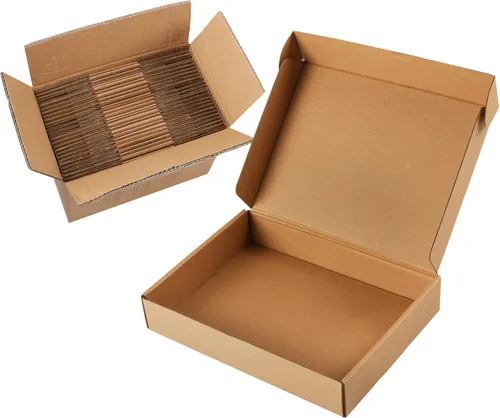 Cajas de cartón corrugado marrones de 11x8x2, paquete de 30, cajas de envío para pequeñas empresas, cajas de correo, cajas de embalaje para correo