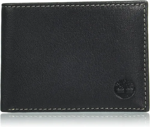 Miniatura 8 de Timberland Billetera de cuero genuino con tarjetero de seguridad RFID para hombre