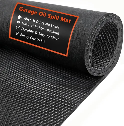 AiBOB Tapete para garaje, 30 x 36 pulgadas, tapete para derrames de aceite debajo del automóvil, almohadilla absorbente impermeable que protege el