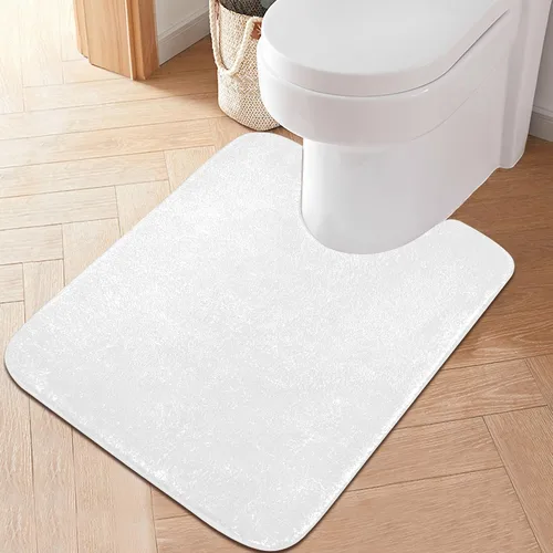 Miniatura 86 de Alfombra de baño amarilla, suave, absorbente, lavable a máquina, juego de alfombras de baño antideslizantes para puerta de baño, dormitorio