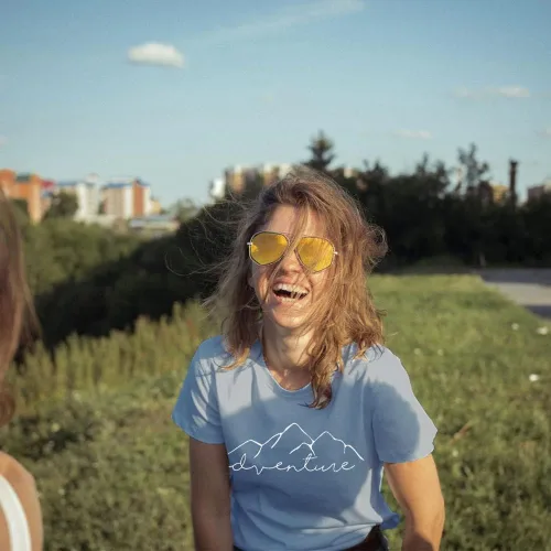 Miniatura 6 de Camiseta deportiva sin mangas para mujer, diseño de aventura de montaña, senderismo, campamento, divertida camiseta deportiva
