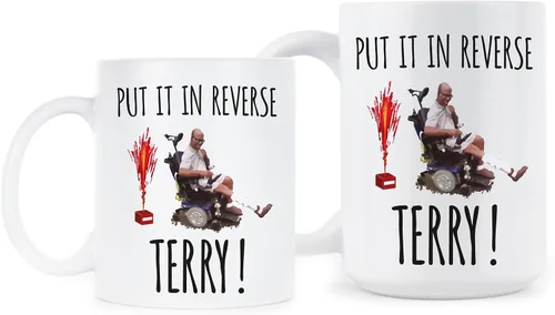 Miniatura 2 de We Got Good Taza de felpa con texto "Put It In Reverse
