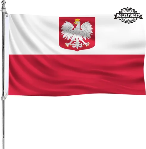 Miniatura 19 de Bandera albanesa de Albania 3x5 doble cara para exteriores, banderas nacionales del país de alta resistencia de 3 capas de poliéster con 2 ojales