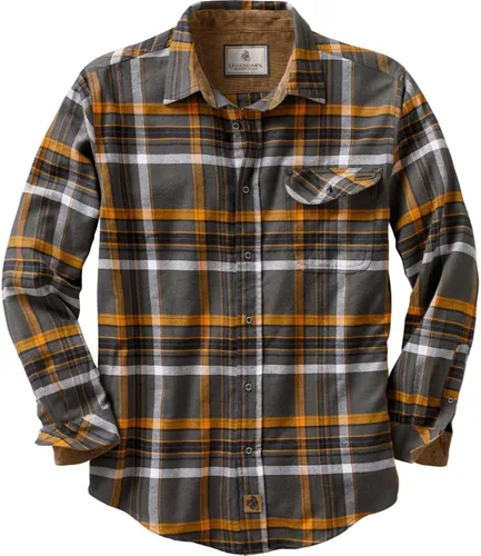 Miniatura 31 de Legendary Whitetails Camisa de franela de manga larga con botones para hombre, 100% algodón