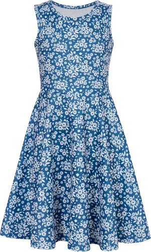 Miniatura 12 de Funnycokid Vestido de Sirena para Niñas, Sin Mangas, de Verano, para Cumpleaños, de Fiesta con Volantes, Ropa de 4 a 13 Años