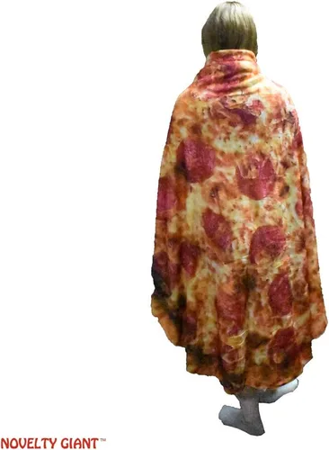 Miniatura 5 de Manta de pizza súper suave de 60 pulgadas, forro polar novedoso para alimentos