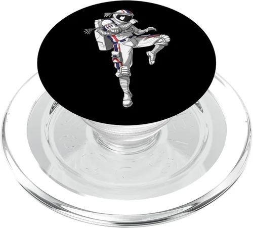 Miniatura 7 de Astronauta Muay Thai Boxeo Karate Kickboxing Artes Marciales PopSockets PopGrip: Agarre intercambiable para teléfonos y tabletas
