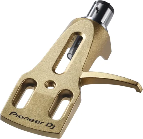 Pioneer DJ PC-HS01-N - Casco profesional de la marca Pioneer DJ para tocadiscos (dorado), mediano