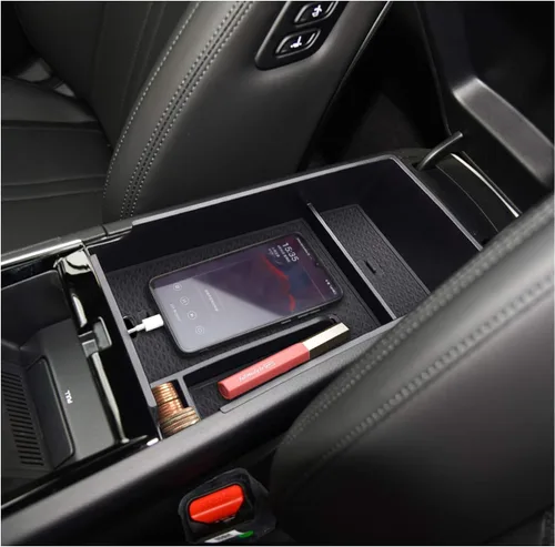 Miniatura 12 de YEE PIN Kia Niro - Organizador de consola central – Bandeja de almacenamiento para consola de reposabrazos para accesorios Kia Niro 2016 2017 2018