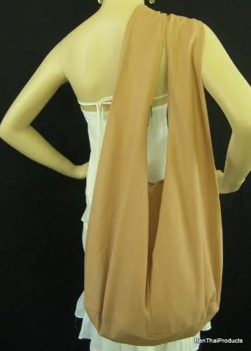 Miniatura 2 de BTP! Bolso bandolera de algodón con diseño de monje tailandés Buda estilo hippie Hobo sólido grande