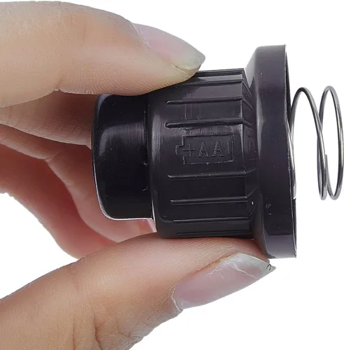 Miniatura 4 de 2 tapas de encendido de botón de batería AA, solo compatibles con batería AA (diámetro 0.571 in, longitud 1.988 in), tapas de repuesto de encendido