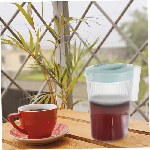 Miniatura 5 de Resistente de alta temperatura de la tapa de la jarra plástica verde 2l para el uso en el hogar jarra de agua sana para las bebidas
