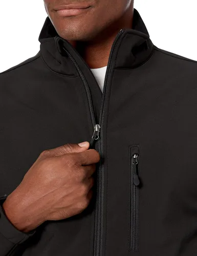 Miniatura 4 de Tienda Essentials Chaqueta Softshell resistente al agua para hombre grande y alto