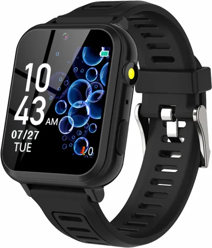 Miniatura 10 de Reloj inteligente Wiszodet para niños - Reloj inteligente para niñas y niños, regalos para niños de 4 a 12 años con 24 juegos, cámara, video