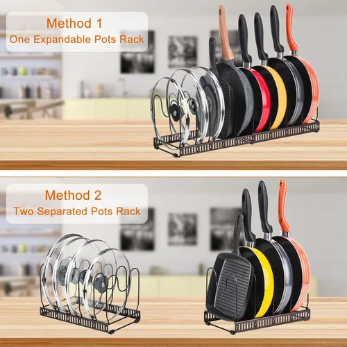 Miniatura 4 de Toplife Organizador de Utensilios de Repostería 10+ para Utensilios de Repostería de Cocina, Utensilios de Cocina, Vajilla, Tablas de Cortar, Negro