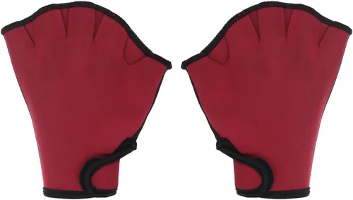 Miniatura 16 de PATIKIL Guantes de natación con malla, unisex, guantes de resistencia al agua, accesorios de entrenamiento para natación y buceo Negro