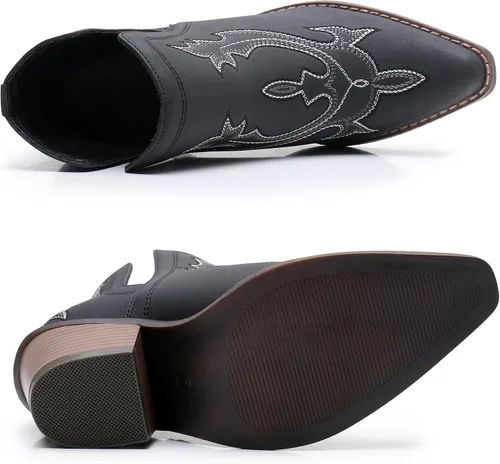 Miniatura 3 de Blikcon Botas vaqueras bordadas occidentales para mujer