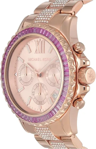 Miniatura 2 de Michael Kors Everest - Reloj de cuarzo con cronógrafo de acero inoxidable