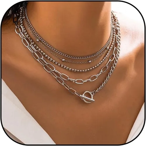 Miniatura 110 de Long tiantian Collares en capas para mujer, joyería occidental para mujer, collar de moneda apilable, collar de país, moderno, bohemio, verano