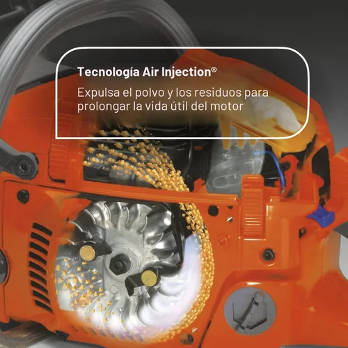 Miniatura 6 de Sierra eléctrica Husqvarna 460 Rancher a gas, 60.3 cc 3.6 HP, motor 2-ciclo X-Torq, motosierra de 24 pulgadas con bomba de aceite ajustable