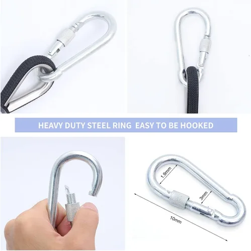 Miniatura 3 de Cuerda de escalada de 10 mm/12 mm, cuerda de escalada estática al aire libre, cuerda de rapel para árboles, cuerda de escape de nylon