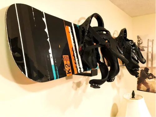 Miniatura 5 de AA Products - Un par de soportes de aluminio para snowboard con forro protector