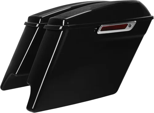 Miniatura 2 de TCT-MOTORPARTS Alforjas rígidas extendidas de 5 pulgadas x 7 pulgadas para bocinas Harley 2014-2024 Touring Road King, Road Glide, Street Glide