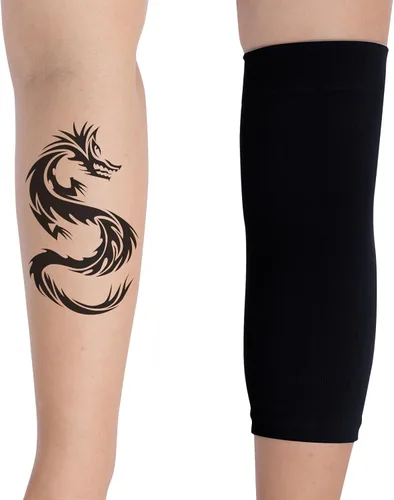 Miniatura 4 de HOVEOX 2 pares de mangas de tatuaje para cubrir el antebrazo y el brazo