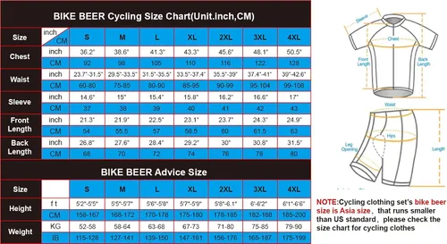 Miniatura 3 de BIKE BEER Bike Now Maillot de ciclismo Jersey de cerveza para hombre, camiseta de ciclismo XXL, color negro, Negro