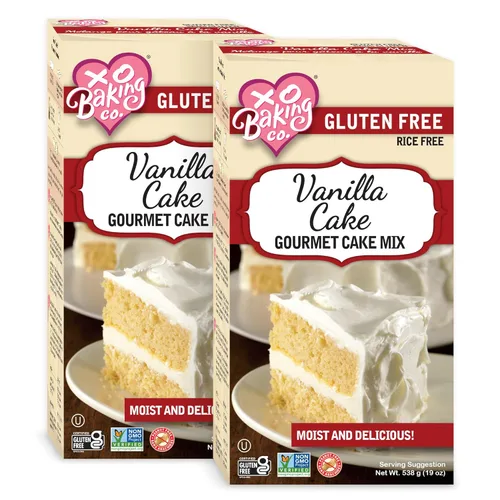 Miniatura 13 de XO Baking Co. Mezcla gourmet para pastel de chocolate sin gluten; sin OMG, Kosher; sin arroz, sin soya; sin lácteos; sin maní; sin conservantes; sin