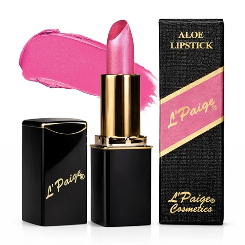 Miniatura 35 de L'Paige Lápiz labial y mancha de labios que cambian de color de pH - Transformación de marrón a rojo frambuesa, infusión de aloe vera, acabado LBR