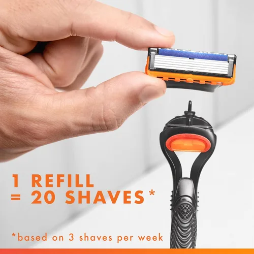 Miniatura 7 de Gillette Maquinilla de afeitar Fusion5 para hombre, mango + 1 repuesto de cuchilla de afeitar