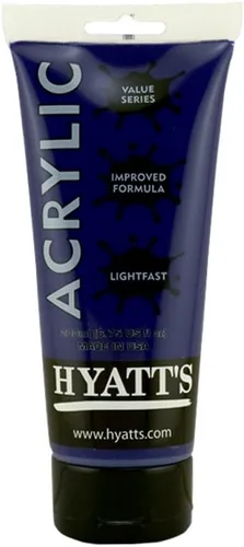 Miniatura 59 de Hyatt's Alizarine - Pintura acrílica carmesí Tubo de pintura acrílica de 2.5 fl oz de grado artístico Secado rápido y pintura no tóxica