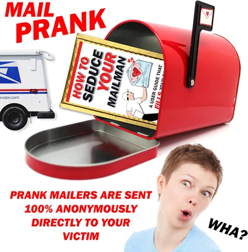 Miniatura 4 de Mailman Postal Worker Mail Man Divertido Embarazante Correo de broma anónimo enviado a sus amigos y familiares! ¡Divertida mordaza! ¡Risas